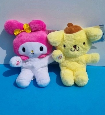Build A Bear Hello Kitty Mini Bohnen Sanrio Pompurin & My Melody Brandneu mit Etikett 