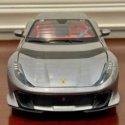 Bburago Ferrari 812 Competizione Metallic Gray 1/18 Scale Diecast
