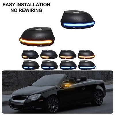 For VW Scirocco Passat B7 CC EOS Jetta Dynamic Sequential LED Turn Signal Light