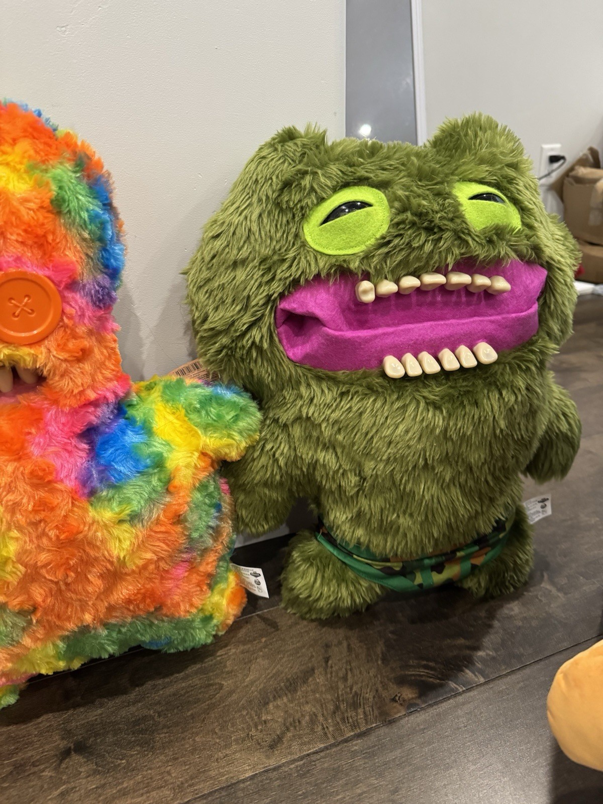 Fuggler Bigg Fugg XL 18” Set Of 6  Monster Plush w/ Teeth Jumbo Limited Edition