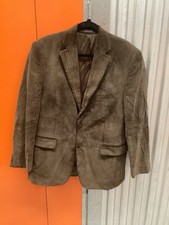 Chaps Ralph Lauren brown Corduroy Blazer 40R Men Sport Coat Vintage Professor 40