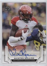 2015 Leaf Draft Auto Quinten Rollins #BA-QR1 Auto 10k8