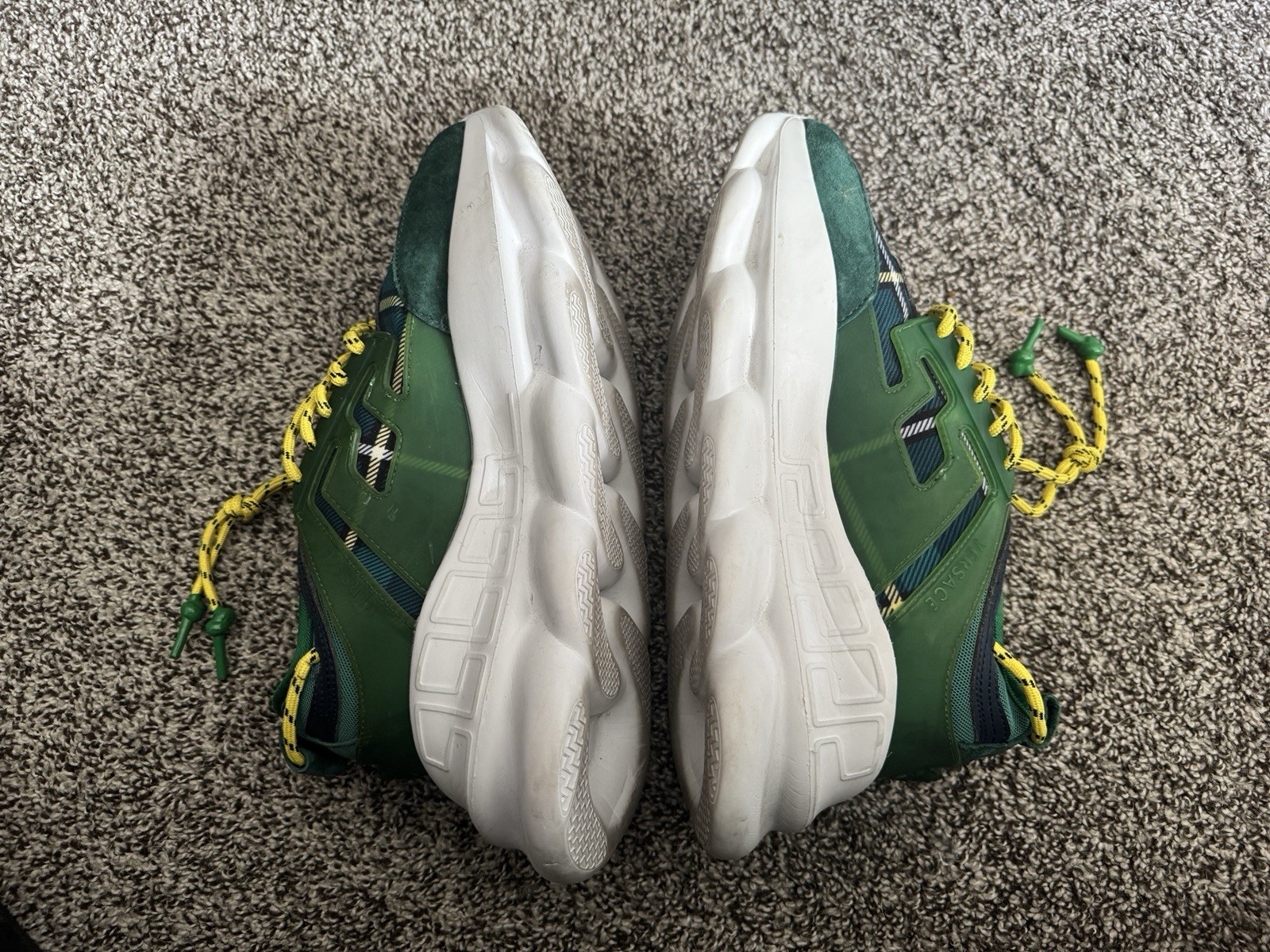 Versace Chain Reaction Sneakers Green/Multi Italian Size 45 (US 11.5) thumbnail 8