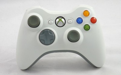 Original Microsoft Xbox 360 Wireless Controller Weiß - GUT