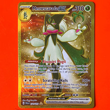 Pokemon TCG Meowscarada ex SV02 Paldea Evolved 271/193 SIR Holo EN 310 HP