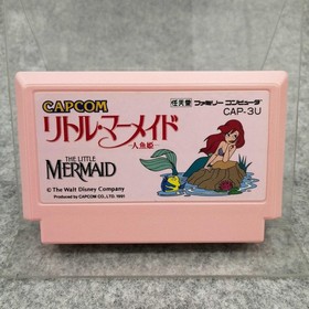 CAPCOM Famicom Soft Little Mermaid Used