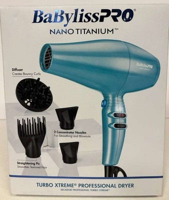 BaBylissPRO Nano Titanium Turbo Xtreme Professional Dryer Open Box FreeShip
