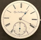 Antique 1891 Elgin Grade 92 Pocket Watch Movement Running Ticks 16s 11j USA