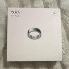Oura Ring 4 Activity Tracker Smart Ring Silver Size 8 Bluetooth w/ Charger — photo 1