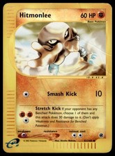 HITMONLEE 81/165 UNCOMMON EXPEDITION BASE SET POKEMON REVERSE HOLO DMG 1G