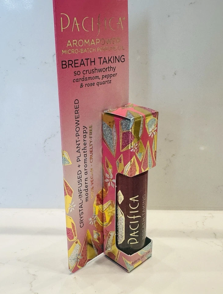 ⭐️ Парфюмерное масло PACIFICA Aromapower ЗАХВАТЫВАЮЩЕЕ ДЫХАНИЕ микро партия роллер 0,23 унции - Изображение 2 из 4