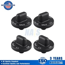 71001641 Stovetop Knobs Range Cooktop Top Burner Control Knob fit Jenn Air (4 X)