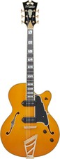 D'Angelico Excel 59 Hollowbody Electric Guitar - Vintage Natural