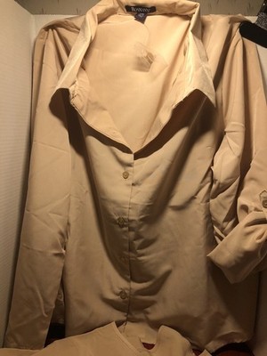 ROAMAN'S 2 PC SLEEVELESS DRESS AND JACKET*NEW IN PKG*LIGHT TAN*24 W