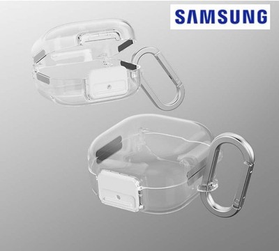 Samsung Genuine  Galaxy Buds4|Buds 4Pro Clip Clear Case with Carabiner