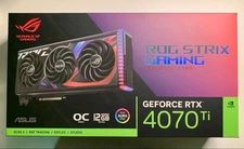 Rog Strix Rtx 4070 Ti Oc 12gb Gaming Graphics Card Overclocked High Performance
