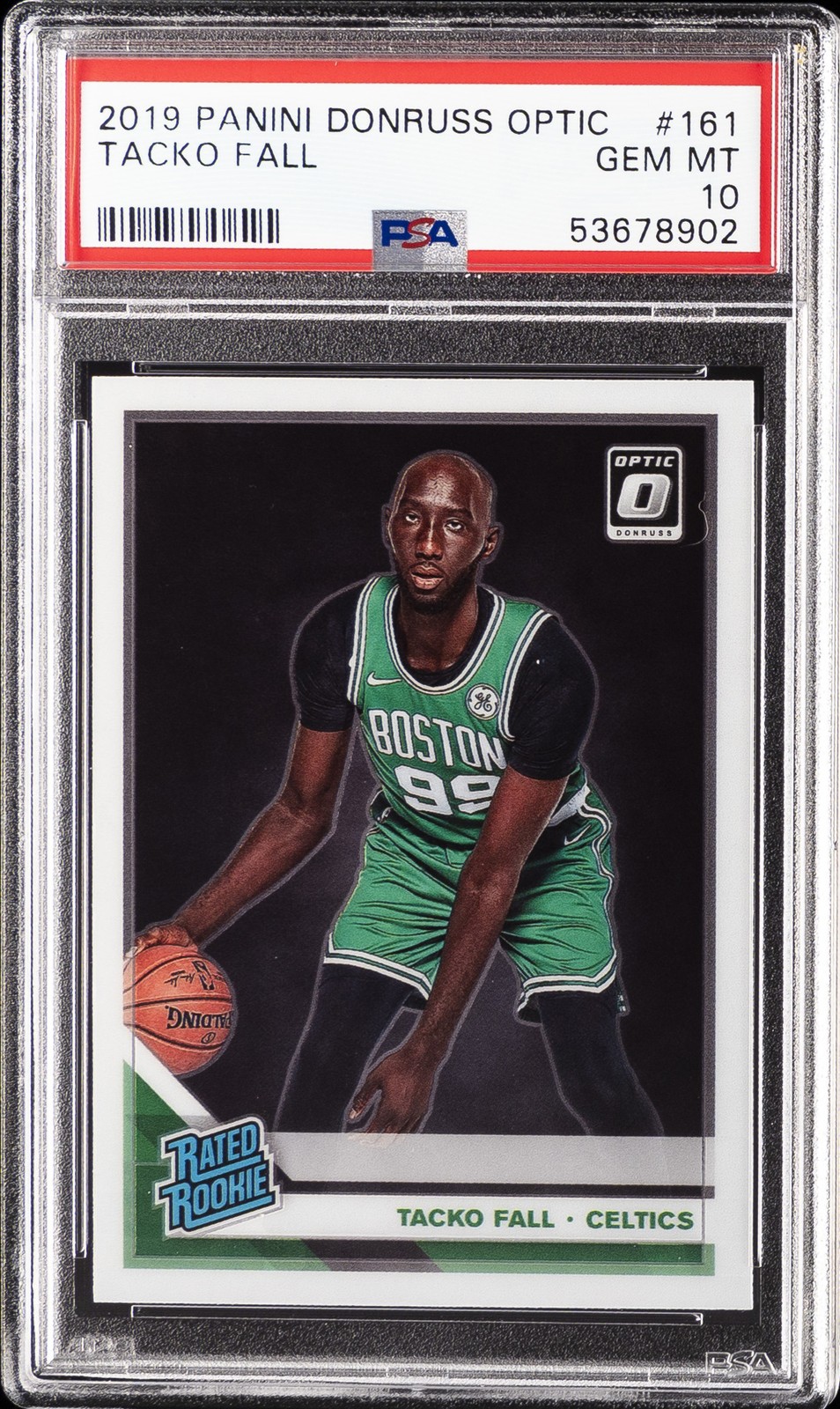 2019 PANINI DONRUSS OPTIC #161 TACKO FALL PSA 10