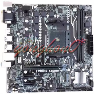 Used Asus Prime PRIME A320M-K Desktop Motherboard A320 Chipset Socket AM4
