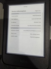 Kobo Clara Colour eBook Reader EUC includes bundled case