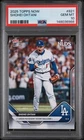 2025 Topps Now #821 Los Angeles Dodgers Shohei Ohtani 1st postseason win PSA 10