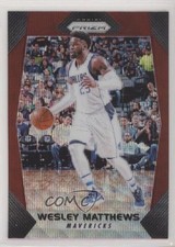 2017-18 Panini Prizm Ruby Wave Prizm Wesley Matthews #95 7qg
