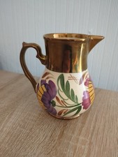 Vintage Wade Harvest Ware Copper Lustre Ceramic Pottery Jug 5” Made in England