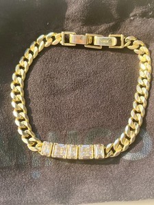 Authentic ⚜️MIMCO VERSE CRYSTAL BRACELET 18K GOLD PLATED WITH CUBIC ZIRCONIA - RRP $99.95
