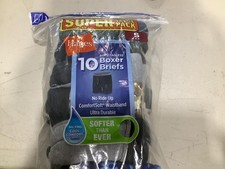 Hanes Men's 10-Pack Tagless Boxer Briefs Size Small