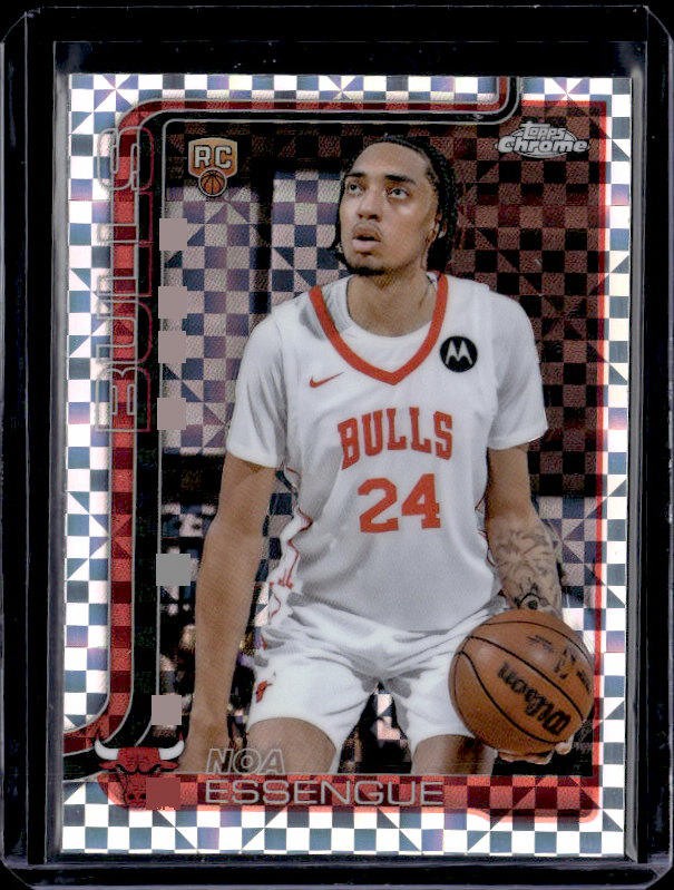 2025-26 Topps Chrome #262 Noa Essengue Pulsar Refractor