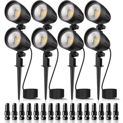 MEIKEE 7W 800lm Low Voltage Landscape Lights, 12V 24V LED Landscape Lighting wit