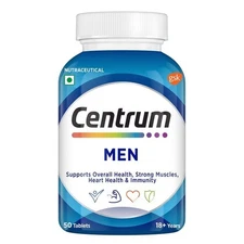 Centrum Men, 23+ Multivitamin | Overall Health, Strong Bones & Immunity / 50Tabs