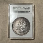 1894 $1 Morgan Silver Dollar AU Detail Cleaned ANACS PJ