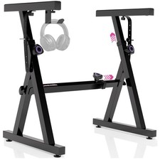 Heavy Duty Music Stand for Keyboards - Sturdy Z Style Design 