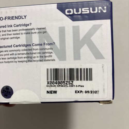 Ousun 962XL Tri-color Ink Cartridge Exp 06/2027 - 第 6/6 張圖片