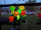 5 SOLAR ROSES  5, color Changing, bendable, waterproof, roses in one — photo 2