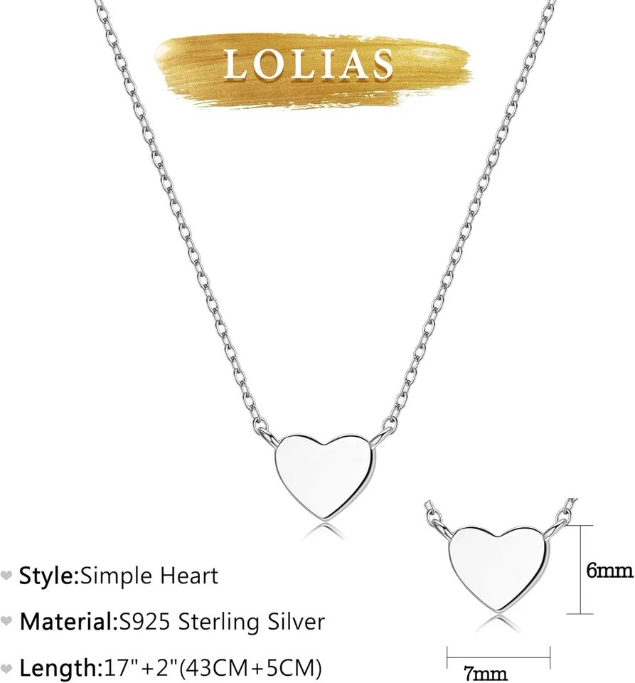 Collana Donna Argento 925 Con Cuore Aperto Pendente - Girocollo CZ Regolabile 17 - Immagine 4 di 4