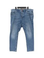 Next Women's Jeans W 36 in Blue Cotton with Elastane Straight