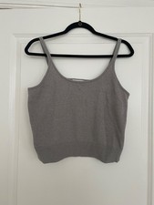 old navy grey knit tank top