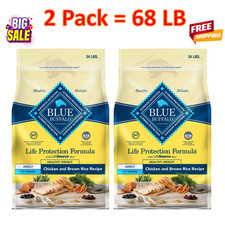 68LB/ 2Pack Blue Buffalo® Life Protection Formula Healthy Weight Adult Dog Dry F 0.77 per pound