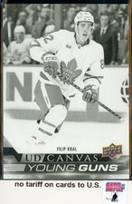 2022-23 Upper Deck Young Guns Canvas Black & White #C237 Filip Kral