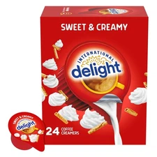 International Delight Coffee Creamer Singles, Sweet & Creamy, 24 Ct 16 FL Oz.