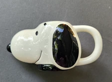 2024 Peanuts Worldwide LLC, Snoopy Head Coffee/Tea Mug. Very Unusual. Decorative