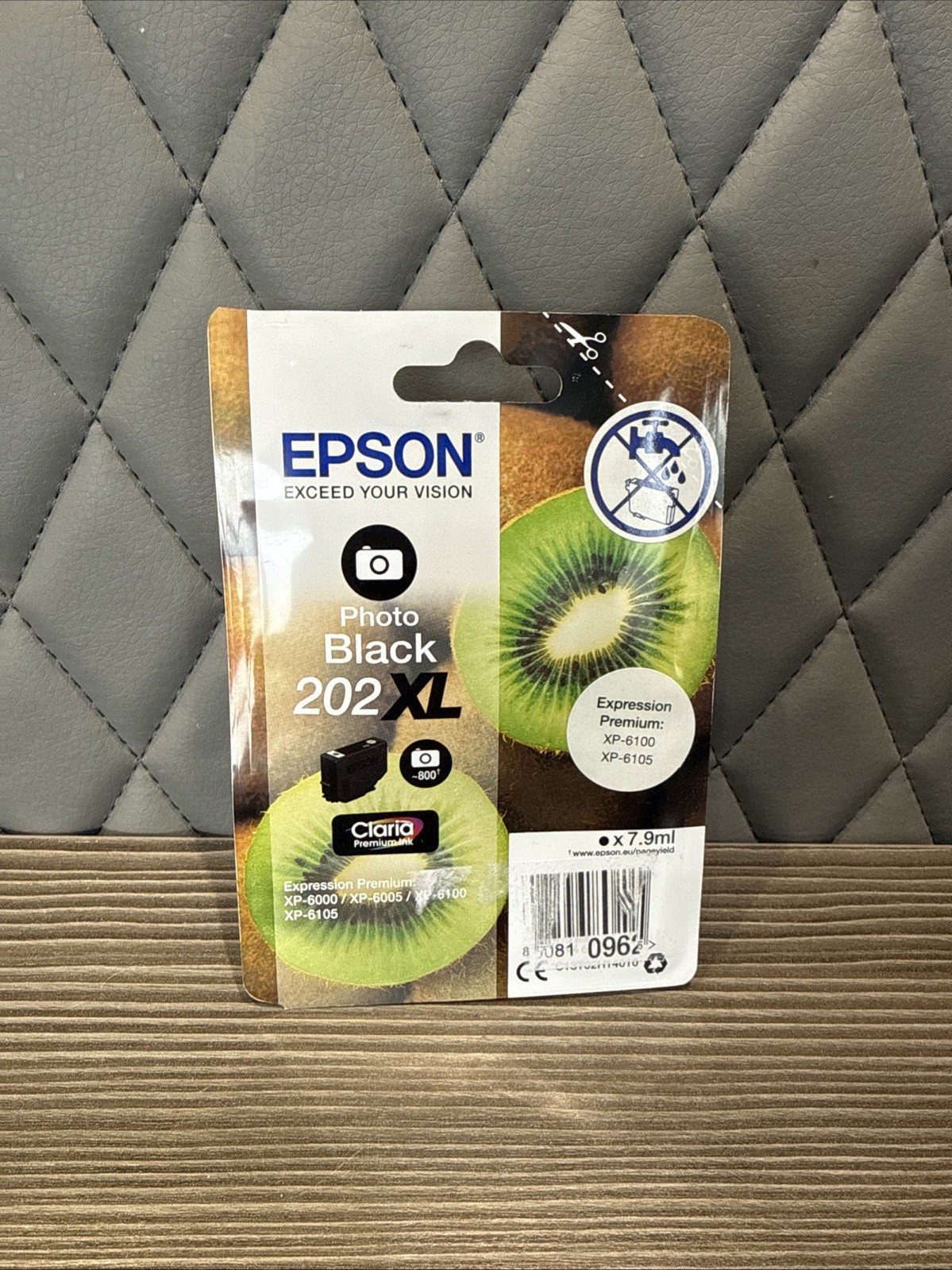 Genuine Epson 202XL Black Ink Cartridge Expiry Mar 2028