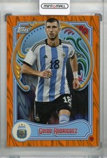 2023 Topps Argentina Fileteado Guido Rodriguez Orange Reflector /25 Card