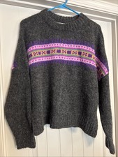 Xirena Baby Alpaca Ally Gray Knit Sweater Size Medium