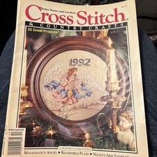 4 Better Homes and Gardens Cross Stitch and Country Crafts Magazines 1992/93