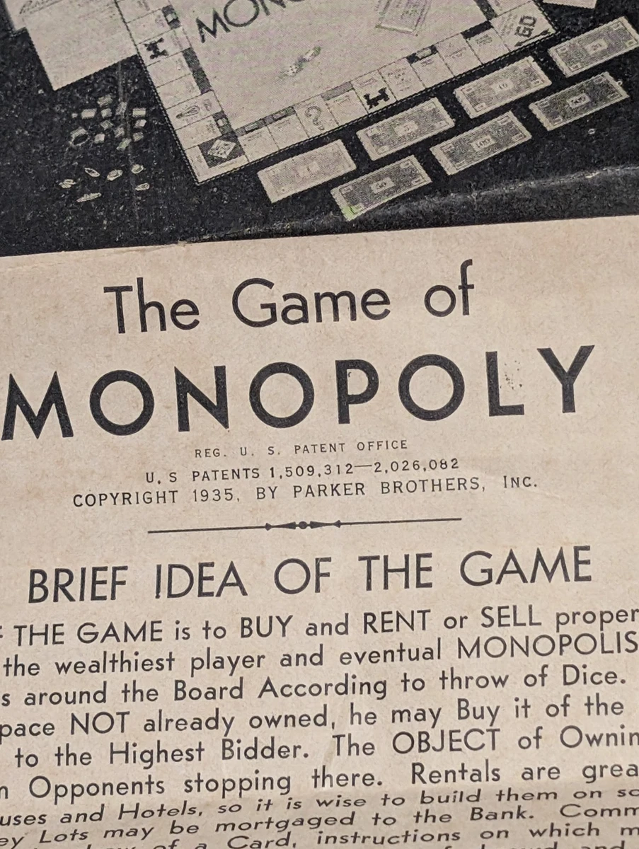 Monopoly Vintage Board Games for sale | eBay