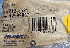Genuine Gm Acdelco 213-3521 Knock Sensor Gm 12589867 Chevrolet Gmc 4.8l 5.3