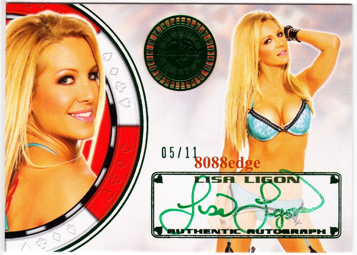2012 BENCHWARMER VEGAS BABY AUTO: LISA LIGON #5/11 AUTOGRAPH 