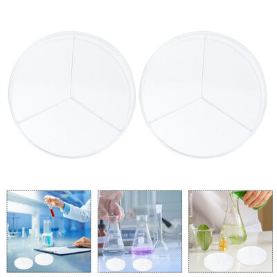 10 Pcs Culture Dish Glass Petri Dish Divided Petri Dish économies Culture Petri Dish